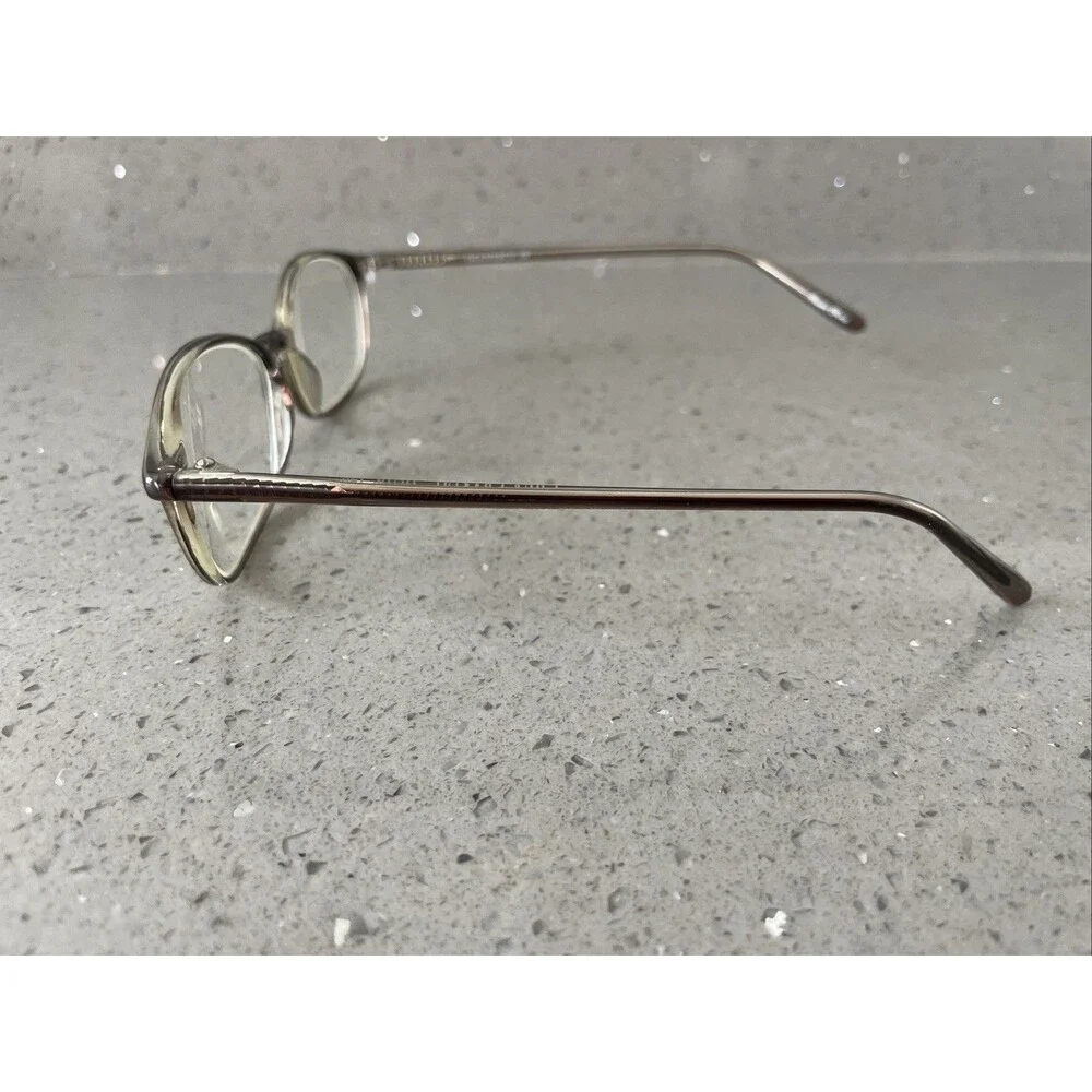 Gramercy Grey Crystal 51-18-140 Plastic Eyeglasses Frames ONLY full rim oval